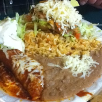 Lourdes - Delicious taco and enchilada plate - Mexican Near Me - Escondido, California