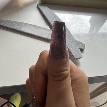 Dipped - Literally what even is this nail?? How could you send a client home like that - Nail Salons Near Me - Lake Oswego, Oregon Dipped - Literally what even is this nail?? How could you send a client home like that - Nail Salons Near Me - Lake Oswego, Oregon