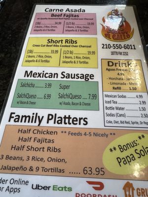 Menu photo 2 Pollos Asados El Gallo San Antonio, TX Menu photo 2 Pollos Asados El Gallo San Antonio, TX