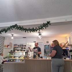 Ben selling pastries .