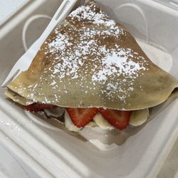Island Crepes and Lemonade - #15 Nutella, Banana, Whip, Strawberry, and Cheesecake