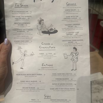 Fanny's - Menu - Cocktail Bars Near Me - Los Angeles, California