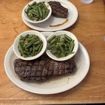 Texas Roadhouse - 16oz. Sirloin, double green beans - Steakhouses Near Me - Spartanburg, South Carolina