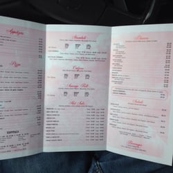 M&M Scotto's Pizzeria - Inside of Menu