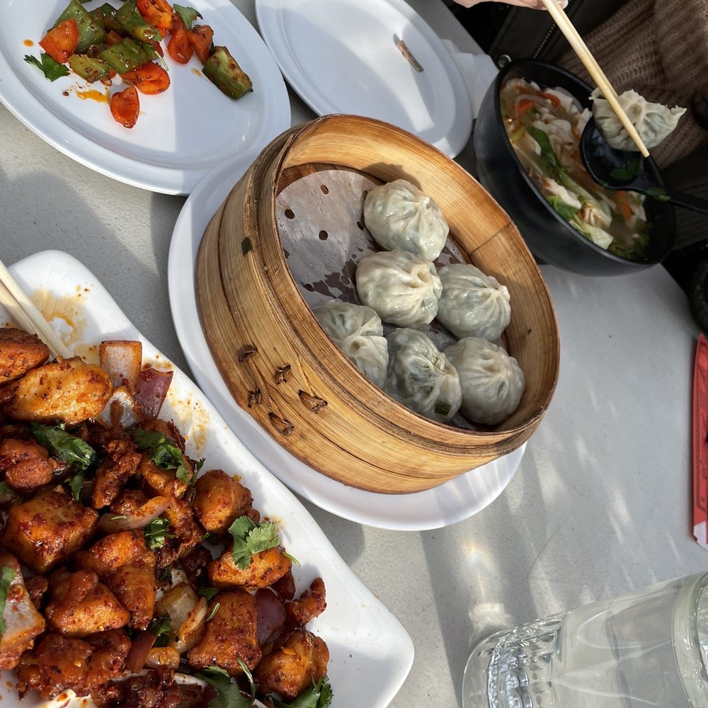 Lhasa Tibetan Restaurant - Chicken chilli, beef and chive momos - Himalayan/Nepalese Near Me - Jackson Heights, New York
