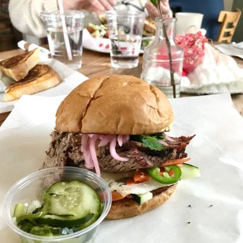 FoodHeads - Smoked brisket bahn mi special - Sandwiches Near Me - Austin, Texas FoodHeads - Smoked brisket bahn mi special - Sandwiches Near Me - Austin, Texas