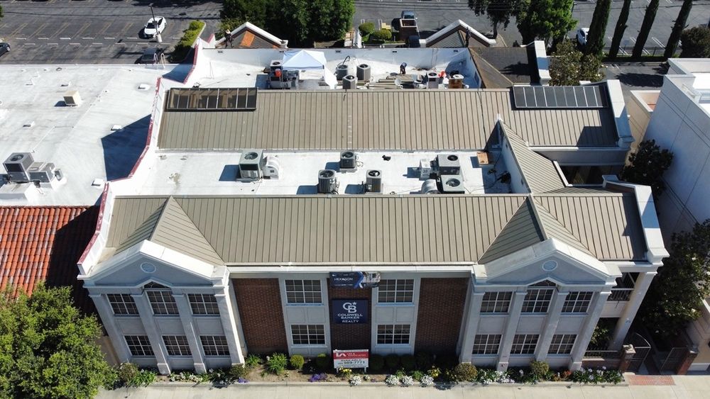 Slide of Hexagon Commercial Roofing