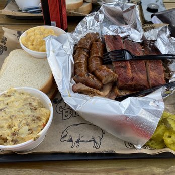 Slap's BBQ - Sampler Plate - Barbeque Near Me - Kansas City, Kansas