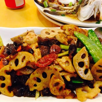 Lotus 8 - Chinese sausage with mixed veggies. - Asian Fusion Near Me - Folsom, California Lotus 8 - Chinese sausage with mixed veggies. - Asian Fusion Near Me - Folsom, California