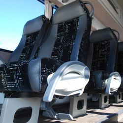 TLC Luxury Transportation - Luxury Charter Bus Interior
