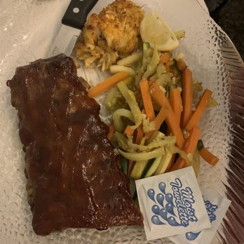 The Beach House Restaurant - Nanny's Choice - ribs and a crab cake - Seafood Near Me - Beach Haven Terrace, New Jersey