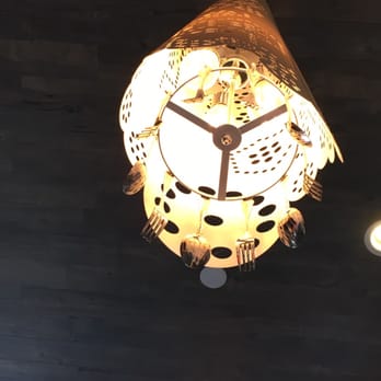 Luna Grill Rancho San Diego - One if their chandeleirs! They have forks and spoons lol - Mediterranean Near Me - El Cajon, California Luna Grill Rancho San Diego - One if their chandeleirs! They have forks and spoons lol - Mediterranean Near Me - El Cajon, California