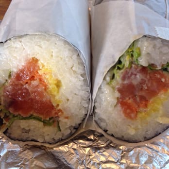 Up Roll Cafe - Honolulu - salmon with garlic aoili. winners. - Sushi Bars Near Me - Honolulu, Hawaii