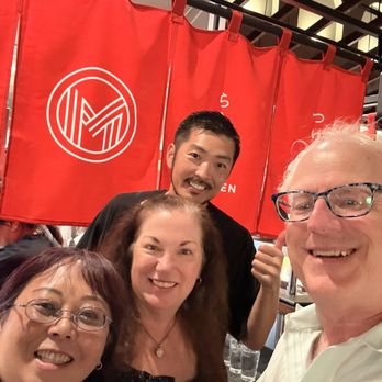 MENSHO - Lina, Amy, Clyde, and Shono (the founder of Mensho). - Ramen Near Me - Walnut Creek, California