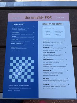Menu photo 2 The Naughty Fox Avalon, CA