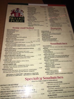 Menu photo 3 Nellies Place Waldwick, NJ