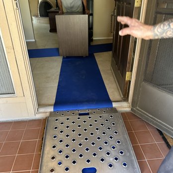 A Plus Mover's - Floor runners, and curb/ door ramp to aid in keeping customers floor safe and clean, and to expedite the furniture removal - Movers Near Me A Plus Mover's - Floor runners, and curb/ door ramp to aid in keeping customers floor safe and clean, and to expedite the furniture removal - Movers Near Me