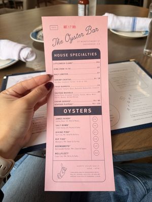 Menu photo 3 The Darling Oyster Bar Savannah, GA Menu photo 3 The Darling Oyster Bar Savannah, GA