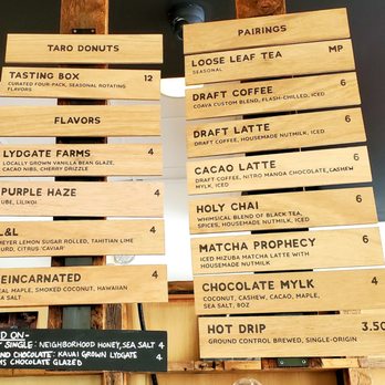 Holey Grail Donuts - The menu as of October 17, 2021 - Donuts Near Me - Honolulu, Hawaii Holey Grail Donuts - The menu as of October 17, 2021 - Donuts Near Me - Honolulu, Hawaii