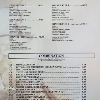 Great Wall Chinese Restaurant - the menu - Chinese Near Me - Calhoun, Georgia
