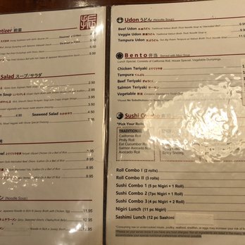 Sushi Jin - Lunch menu - Japanese Near Me - Silver Spring, Maryland