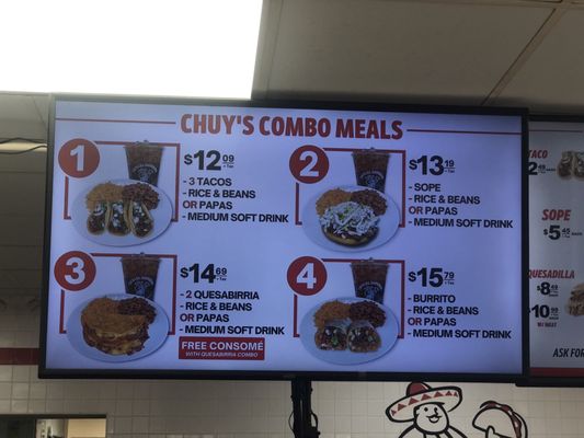 Menu photo 3 Tacos El Superior Azusa, CA