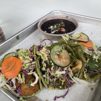 Heartbeet - Eggplant tacos - New American Near Me - Houston, Texas
