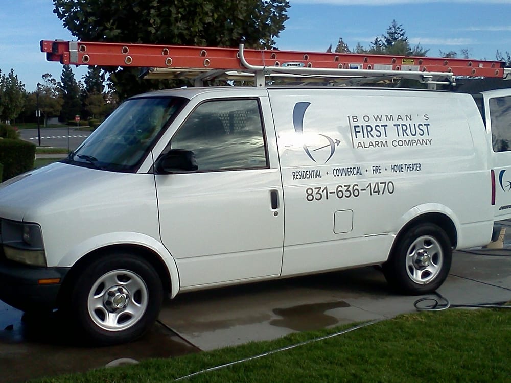 Slide of Bowman's First Trust Alarm Company