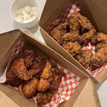 Don Chicken - Half fried yangnyeom half 9. Fried Chicken - Chicken Shop Near Me - Encinitas, California