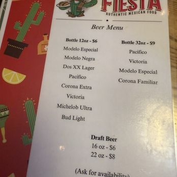 Fiesta Mexican Restaurant - Menu - Mexican Near Me - Jackson, Wyoming