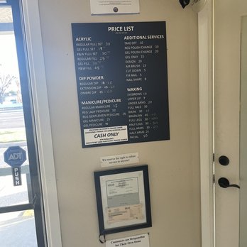 Style Nails - Cash only and prices. - Nail Salons Near Me - Chino, California