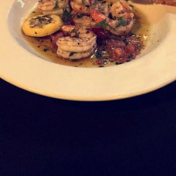 Bistro Di Bufala - Grilled prawn appetizer. $12 it was DELICIOUS and I don't even like shrimp! Could of used a few more pieces of bread :/ - Italian Near Me - Visalia, California