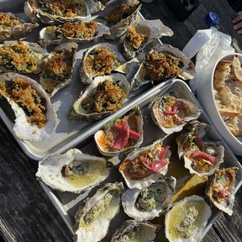 Bodega Bay Oyster - Dozen Rockerfeller, 1/2 dozen Lemon Garlic, 1/2 dozen Achiote. - Seafood Markets Near Me - Petaluma, California