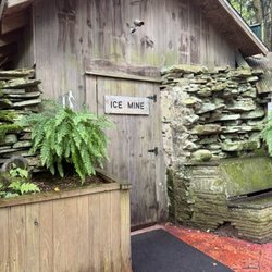 Outside the ice mine