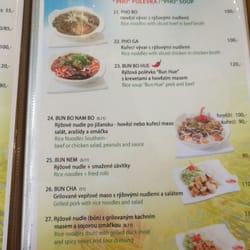 Pho & Nem - Pho menu