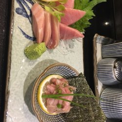 Ogetsu Hime - Otoro sushi, promo priced, 50% off with ogetsu card. Really good sashimi.