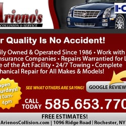 Arieno's Collision - Ad powered by: YellowPageCity.com