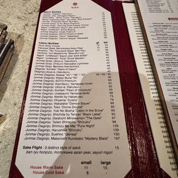 CHI Chinese and Sushi Bar - Drink menu and sushi menu - Sushi Bars Near Me - Bend, Oregon
