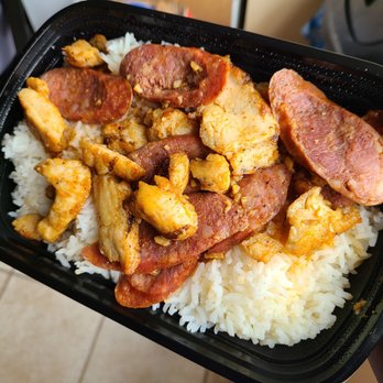 Bobos Crab Shack - Coop City - Chicken & Sausage Dirty Rice...bro, where's the dirty rice?? Where's a veg? Where's the damn sauce (today's theme, apparently)?? - Seafood Near Me - The Bronx, New York Bobos Crab Shack - Coop City - Chicken & Sausage Dirty Rice...bro, where's the dirty rice?? Where's a veg? Where's the damn sauce (today's theme, apparently)?? - Seafood Near Me - The Bronx, New York