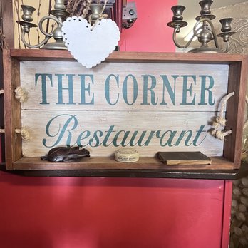 The Corner - Their indoor sign. - Breakfast & Brunch Near Me - Milford, Connecticut The Corner - Their indoor sign. - Breakfast & Brunch Near Me - Milford, Connecticut