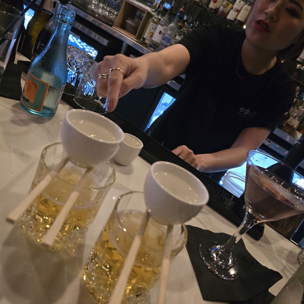 Edoko Sushi & Robata - Sake bomb time - Sushi Bars Near Me - Richardson, Texas