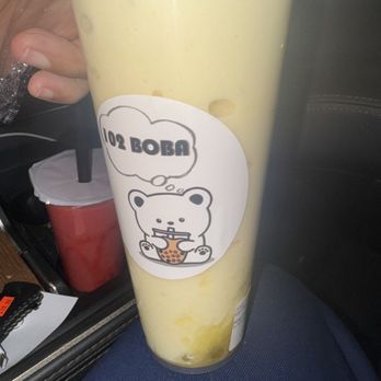 102 Boba - Pina Colada with mango boba - Bubble Tea Near Me - Brooklyn Center, Minnesota