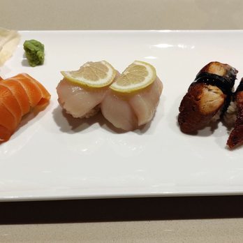 Mola - King salmon, hokkaido scallop, fresh water eel - Sushi Bars Near Me - Pittsburgh, Pennsylvania Mola - King salmon, hokkaido scallop, fresh water eel - Sushi Bars Near Me - Pittsburgh, Pennsylvania