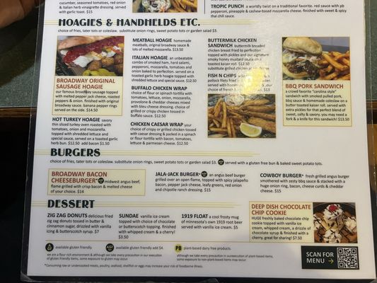 Menu photo 4 Broadway Bar & Pizza Rochester, MN