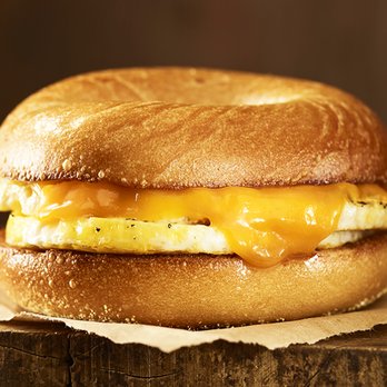Einstein Bros. Bagels - Cheddar Cheese Breakfast Egg Sandwich - Breakfast & Brunch Near Me - Katy, Texas