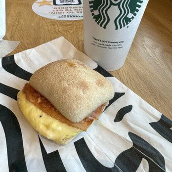 Starbucks - Typical Breakfast Sandwich - Coffee & Tea Near Me - North Kansas City, Missouri Starbucks - Typical Breakfast Sandwich - Coffee & Tea Near Me - North Kansas City, Missouri