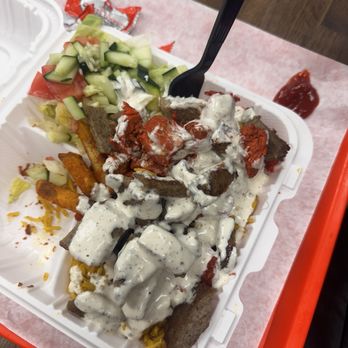 Sizzlings - Mixed platter (the fries were too good, didn't make it for the picture ) - Mediterranean Near Me - Oceanside, New York