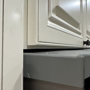 Alejandro Can Fix It - Alejandro worked his magic to raise the cabinets and adjust all the cabinet doors to be flush. - Handyman Near Me