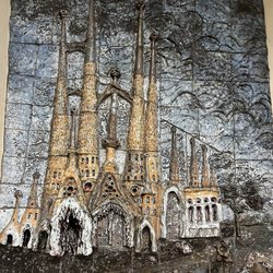 Metro - Sagrada familia art