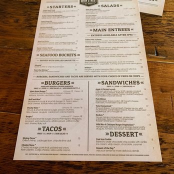 Main Street Ale House - Menu - Bars Near Me - Nisswa, Minnesota